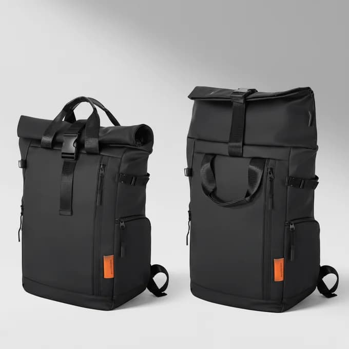 Rolltop Travel Backpack